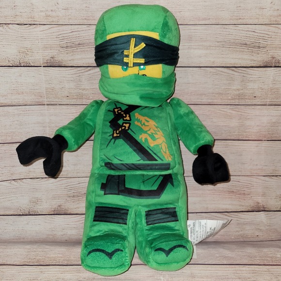 Lego Ninjago Lloyd‎ Green Ninja Warrior 13" Plush Manhattan Toy Co - Picture 1 of 3